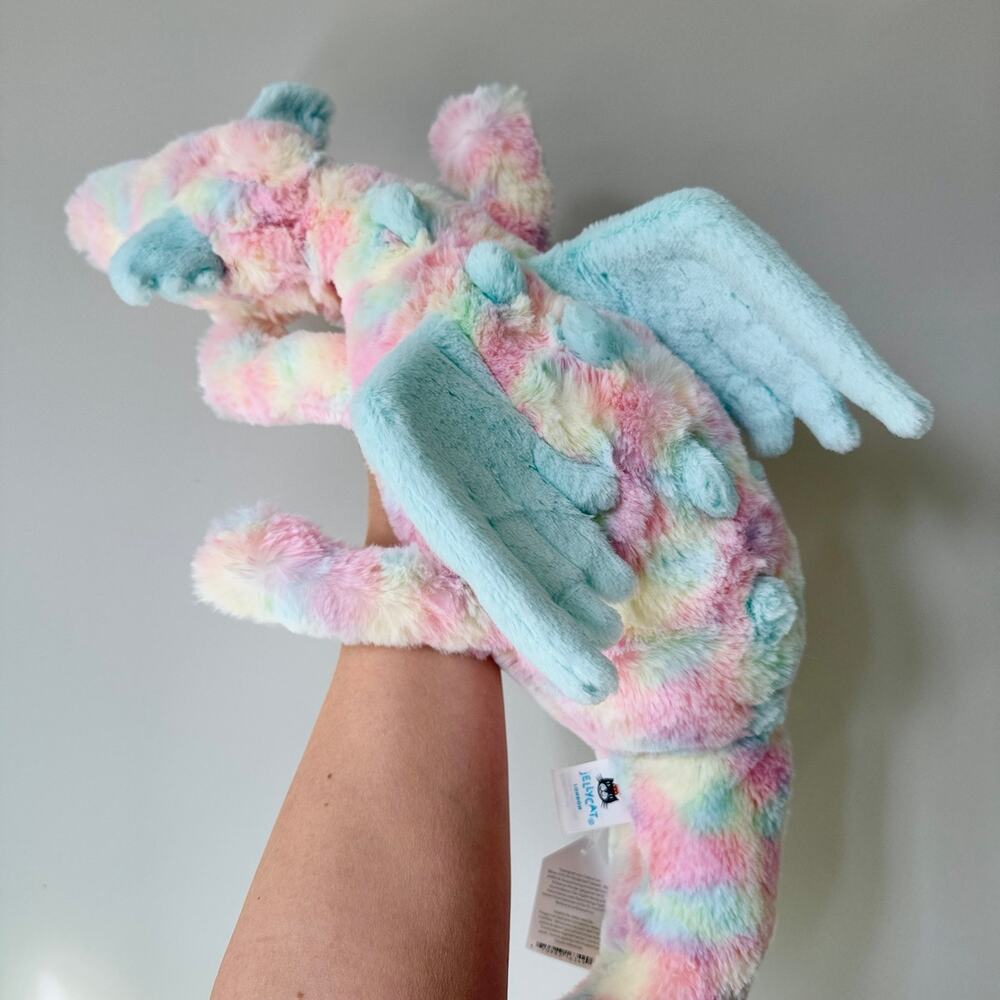 AUTHENTIC Jellycat Lazulia Dragon Large NWT - Fast Shipping!